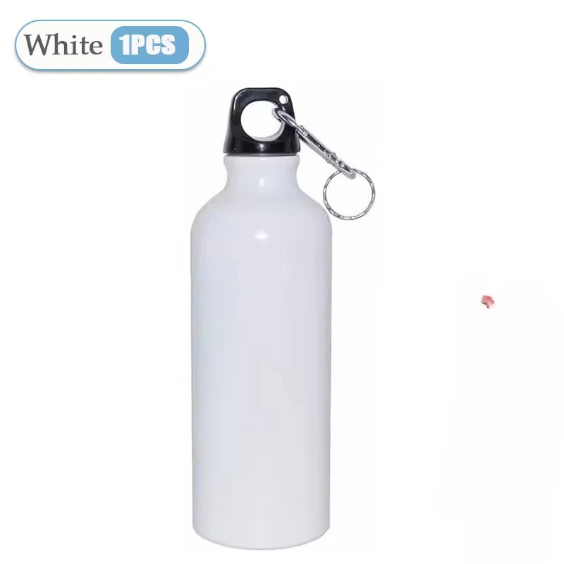 500/750mL Aluminum Outdoor Bike Sports Water Bottle Drinking Kettle Drinking Cup Leakproof Water Jug for Travel Running Camping Oasis Select 750ml White-1PC
