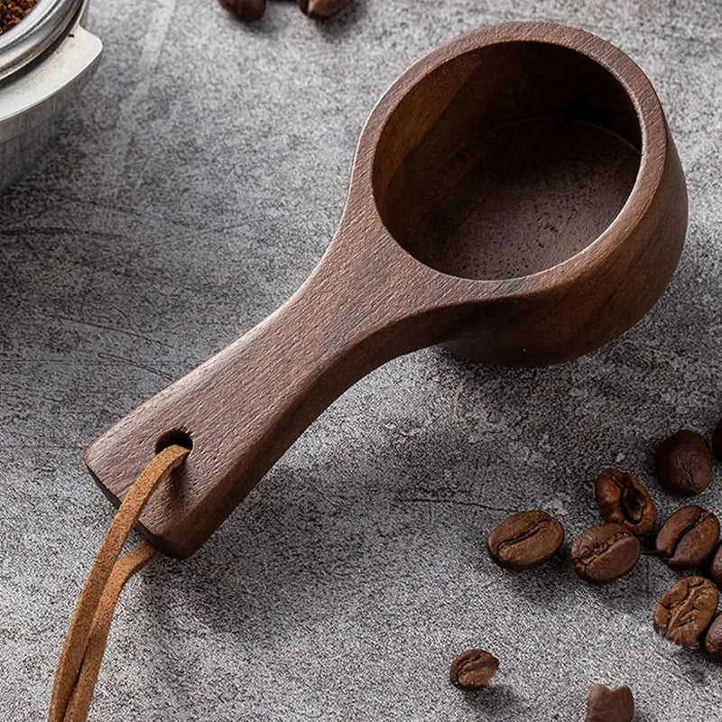 WISH Black Walnutcoffee Spoon-Long-Handled Spoon For Coffee, Tea And Kitchen, Environmentally Friendly Mixed Appliance. Oasis Select