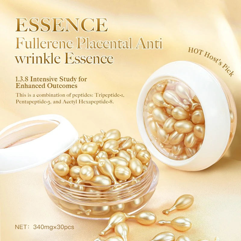 LAIKOU Hyaluronic Acid Face Serum Capsules – 30pc Moisturising Face Serum Capsules Oasis Select