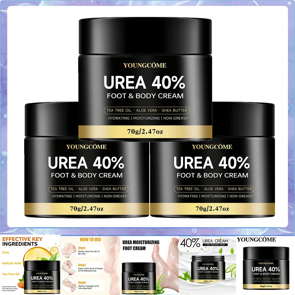 Urea 40% Foot Cream – Dry Cracked Heel & Skin Repair | YOUNGCOME