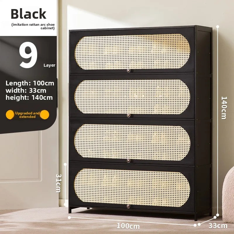 Shoe Cabinet Creative Entrance Cabinet Entrance Door Living Room Locker Storage Integrated Dust-proof Shoe Rack Oasis Select Nine floors 100