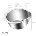 304 stainless steel drain basket Household kitchen washing rice washing dishes special drain basin filter basket Oasis Select Silver