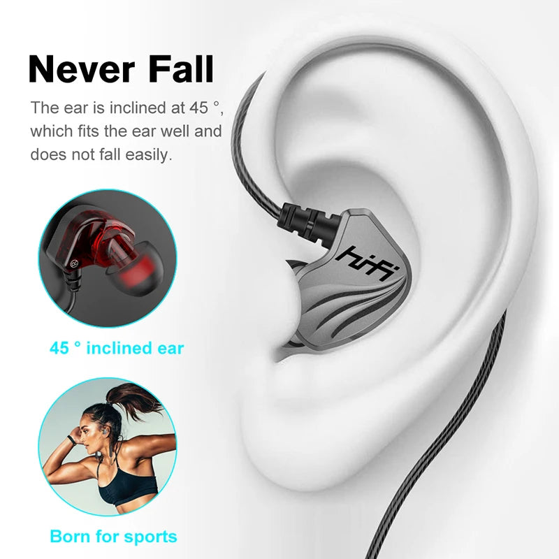9D HIFI Heavy Bass Earphone 3.5MM AUX/Type-C Digital Chip 7.1 Surround Stereo Wired Headset With Mic Earbud For Samsung Android Oasis Select