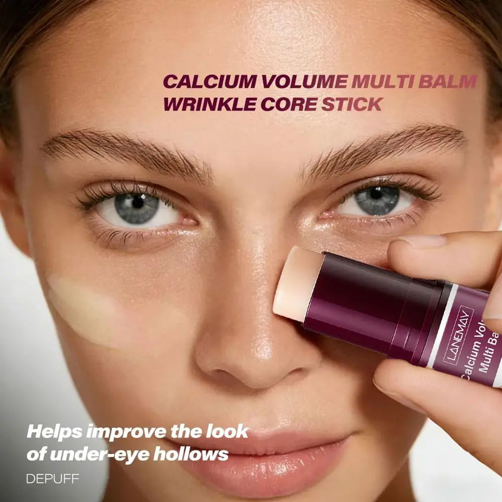 Collagen Multi Balm Stick Calcium For Face Neck Wrinkle Bounce Moisturizing Balm Non-Greasy Elasticity Glow Skin Care Cream Oasis Select