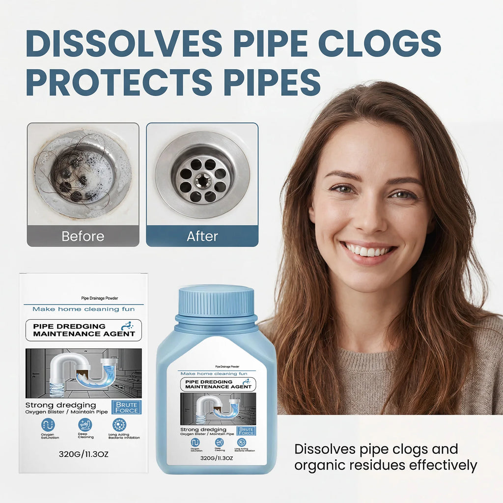 320g Drain Cleaner – Grease & Hair Clog Remover | Sink & Pipe Drain Cleaner Oasis Select