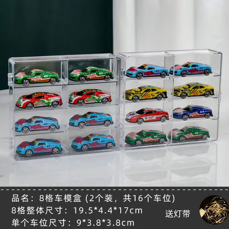 Acrylic Display Storage Cabinet – Dustproof, Stackable 1:64 & 1:32