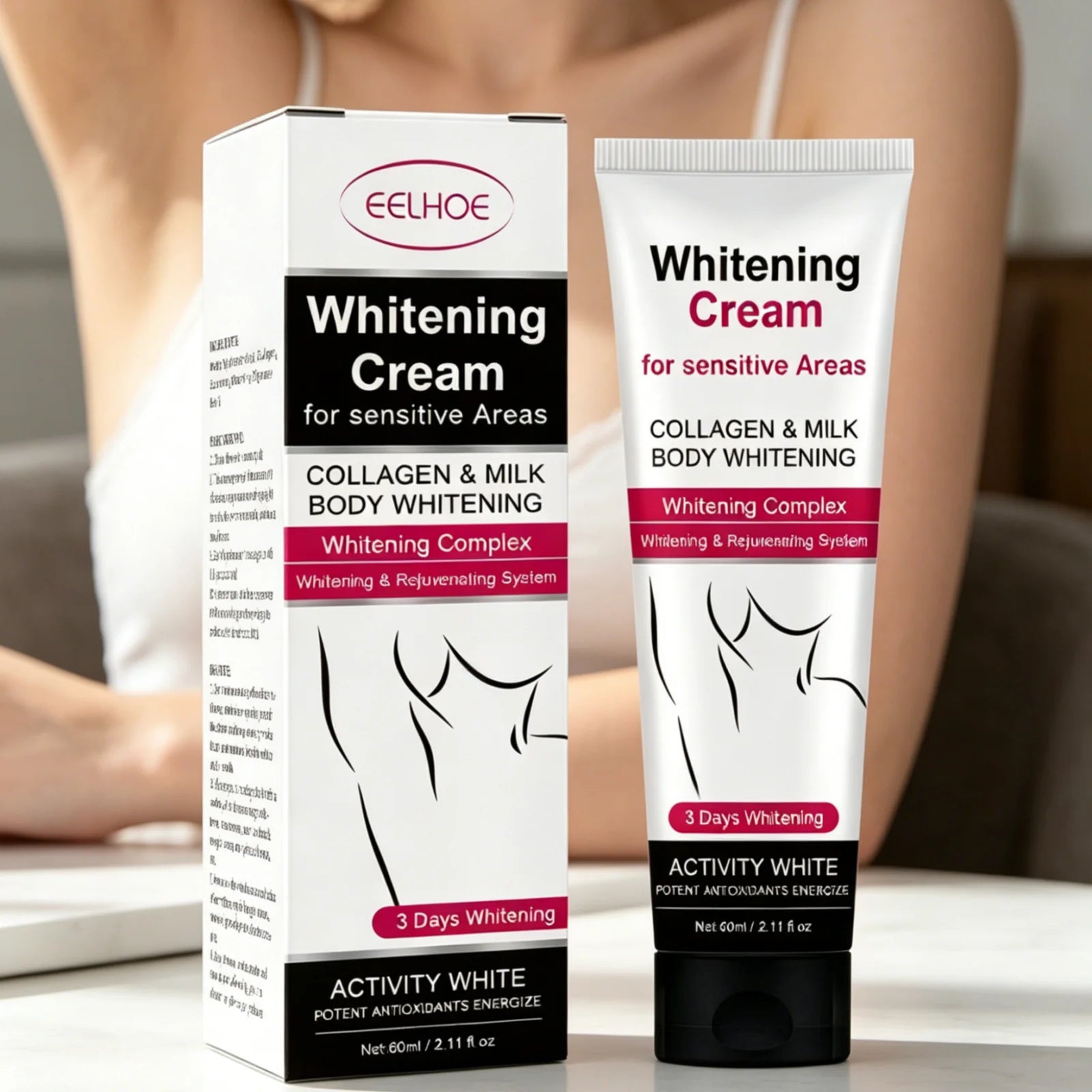 EELHOE Underarm Brightening Cream – Dark Armpit Repair 60ml Underarm Brightening Cream Oasis Select