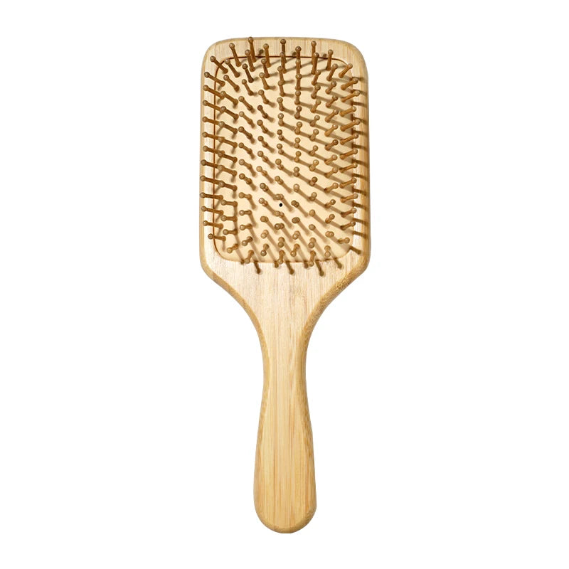 Bamboo Air Cushion Paddle Comb – Smooth & Tangle-Free Hair Bamboo Paddle Comb Oasis Select 887-4B
