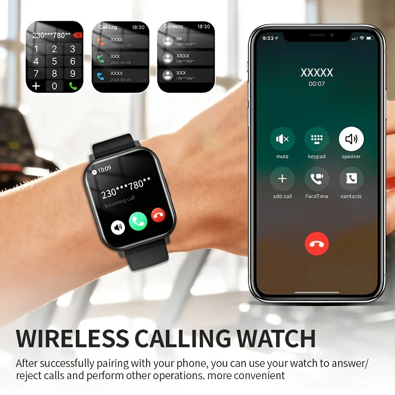 ERUN Smart Watch – Calls, Fitness Tracker & Alexa | Unisex