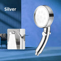 Dual Modes Oscillating Shower Head - One Device Endless Refreshment for Home Hygiene And Comfort Oasis Select Silver 4 inch