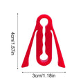Silicone Car Door Latch Covers 4 Piece Shock Absorption Pad Noise Reduction Car Silicone Door Latch Protective Cover for Suv Oasis Select Red