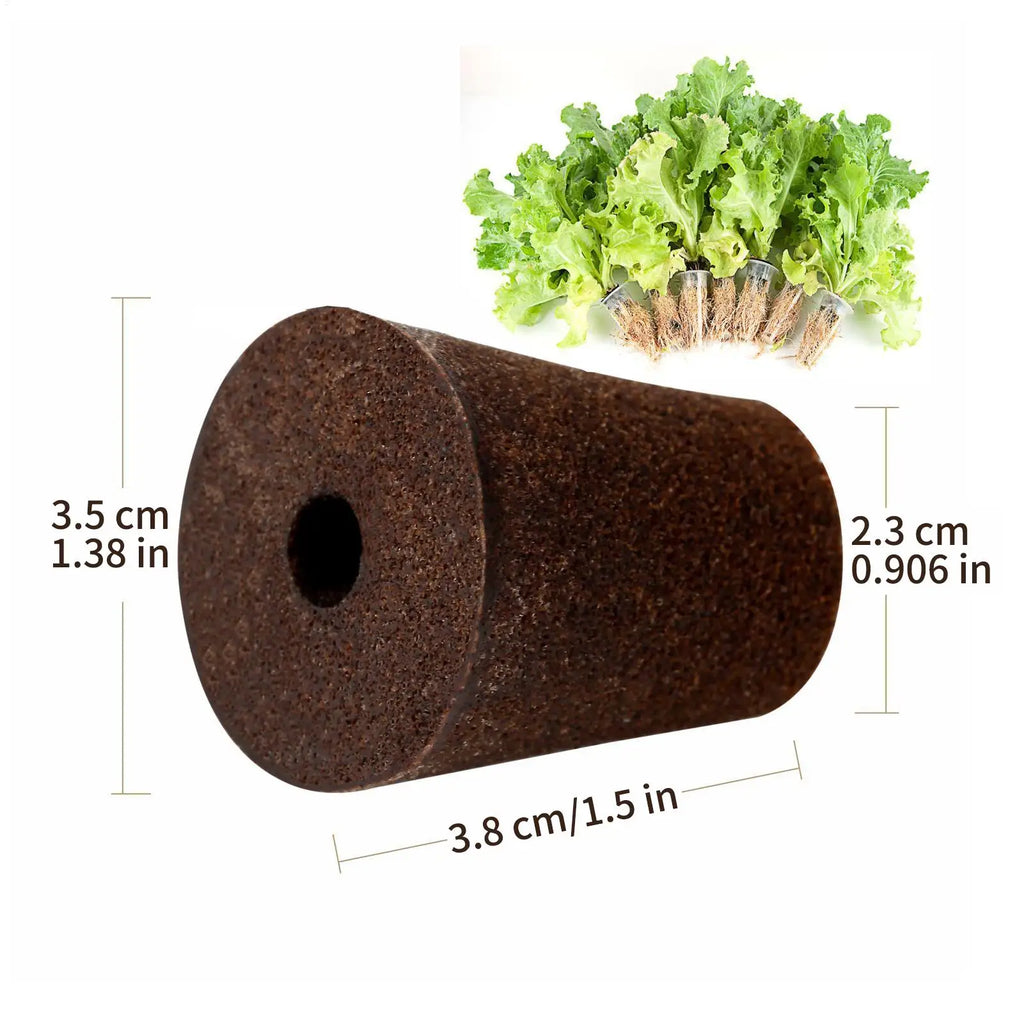 50Pcs Seed Grow Sponges Replacement Root Growth Sponges Seedling Starter Plugs Seed Starting Seed Hydroponic Garden Planting Oasis Select