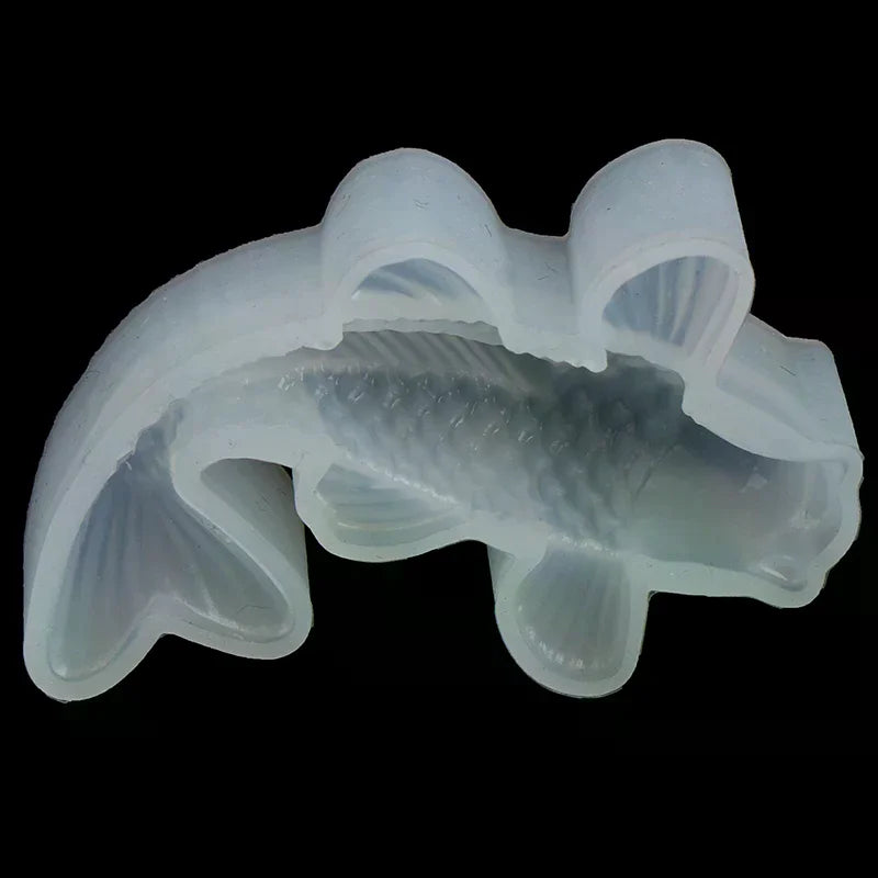 3D Lucky Koi Fish Silicone Mold DIY Resin Casting Art Jewelry Making Craft Epoxy Oasis Select