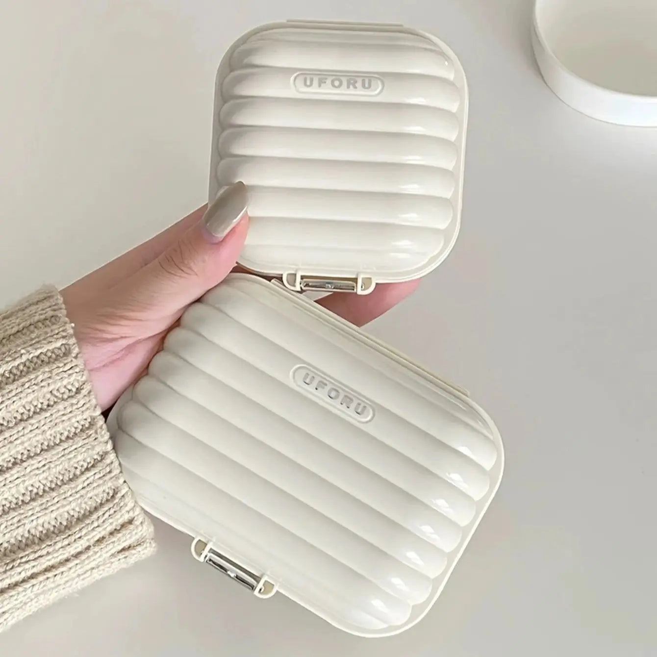 Cream Medicine Box, Portable Packaging, Seven Days A Week, Small Medicine Box, Mini Medicine Packaging Medicine Box Oasis Select