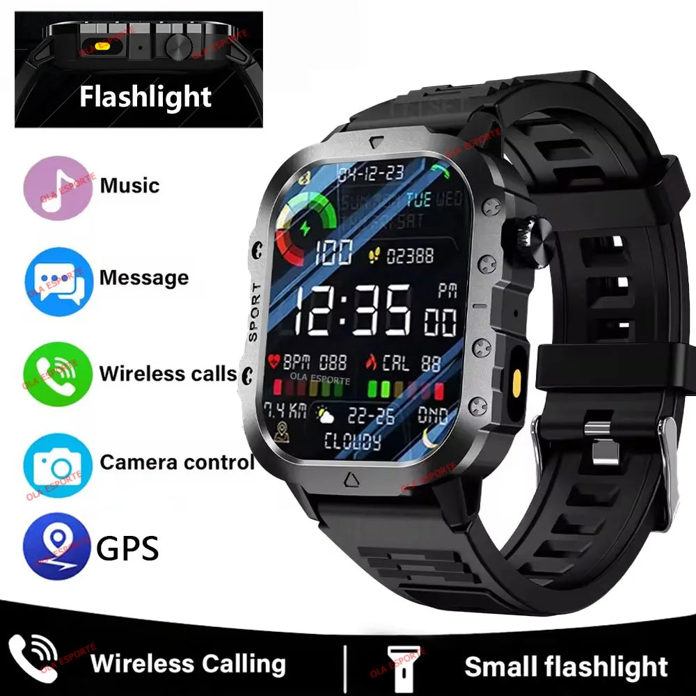 Ola Esporte GPS Smartwatch – ECG, Heart Rate & Bluetooth Call