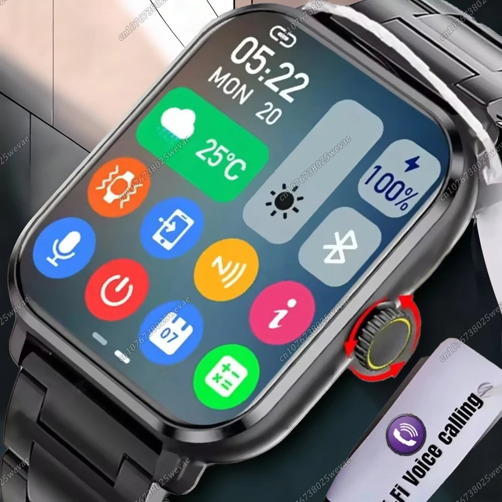 Smart Watch 2.01" Touch Screen Bluetooth Call & Fitness Tracker