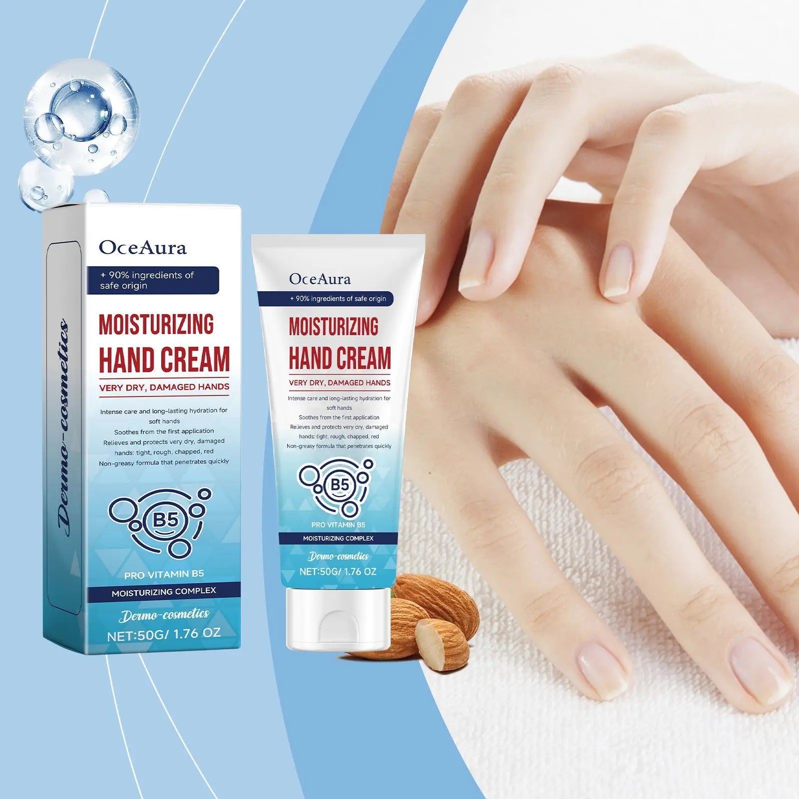 Oceaura Vitamin E Hand Moisturizing Cream Lasting Nourish Brighten Improve Elasticity Moisturizer Products Daily Hank Care Cream Oasis Select