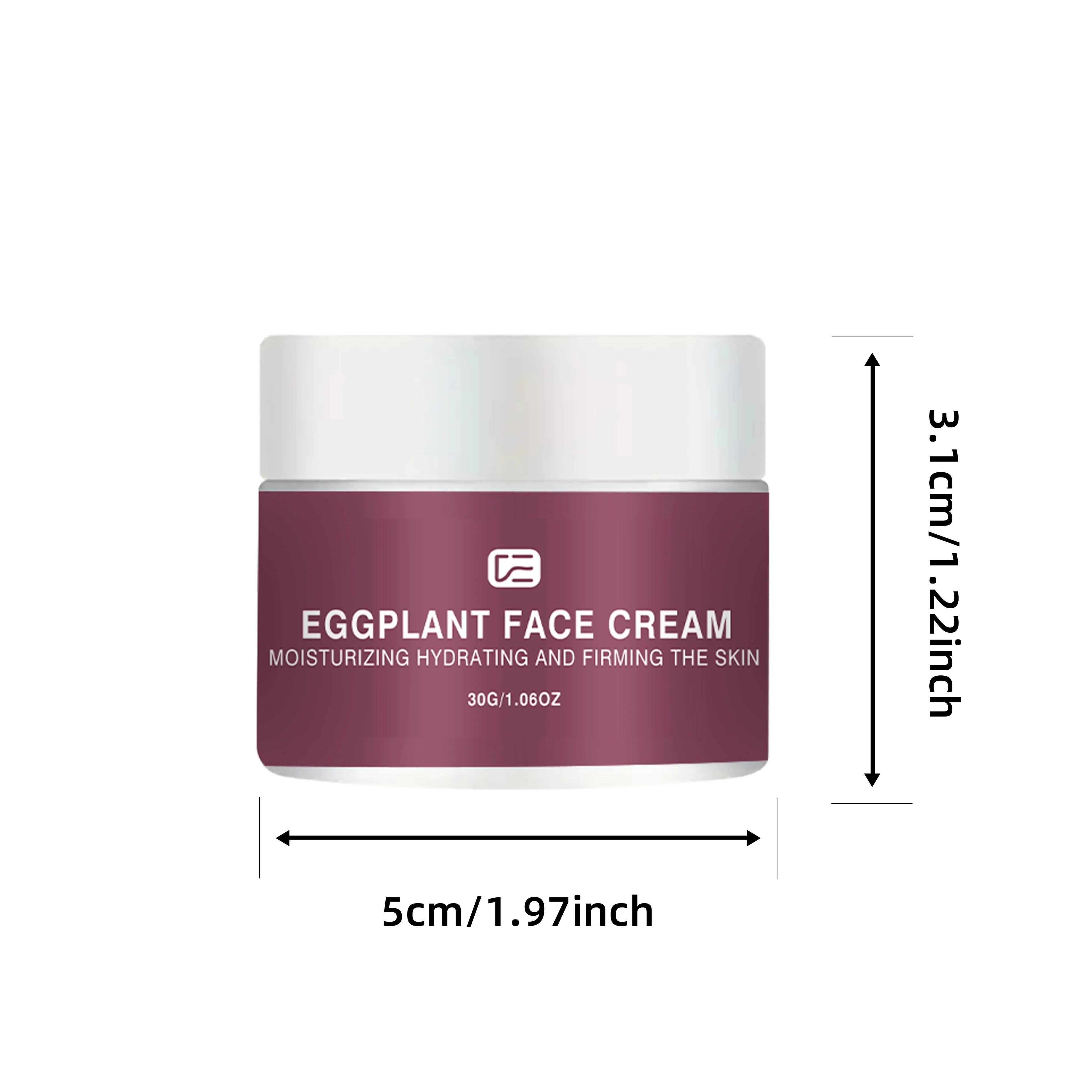 Veérenae Eggplant Face Cream – Oil-Free Pore-Minimizing Moisturizer
