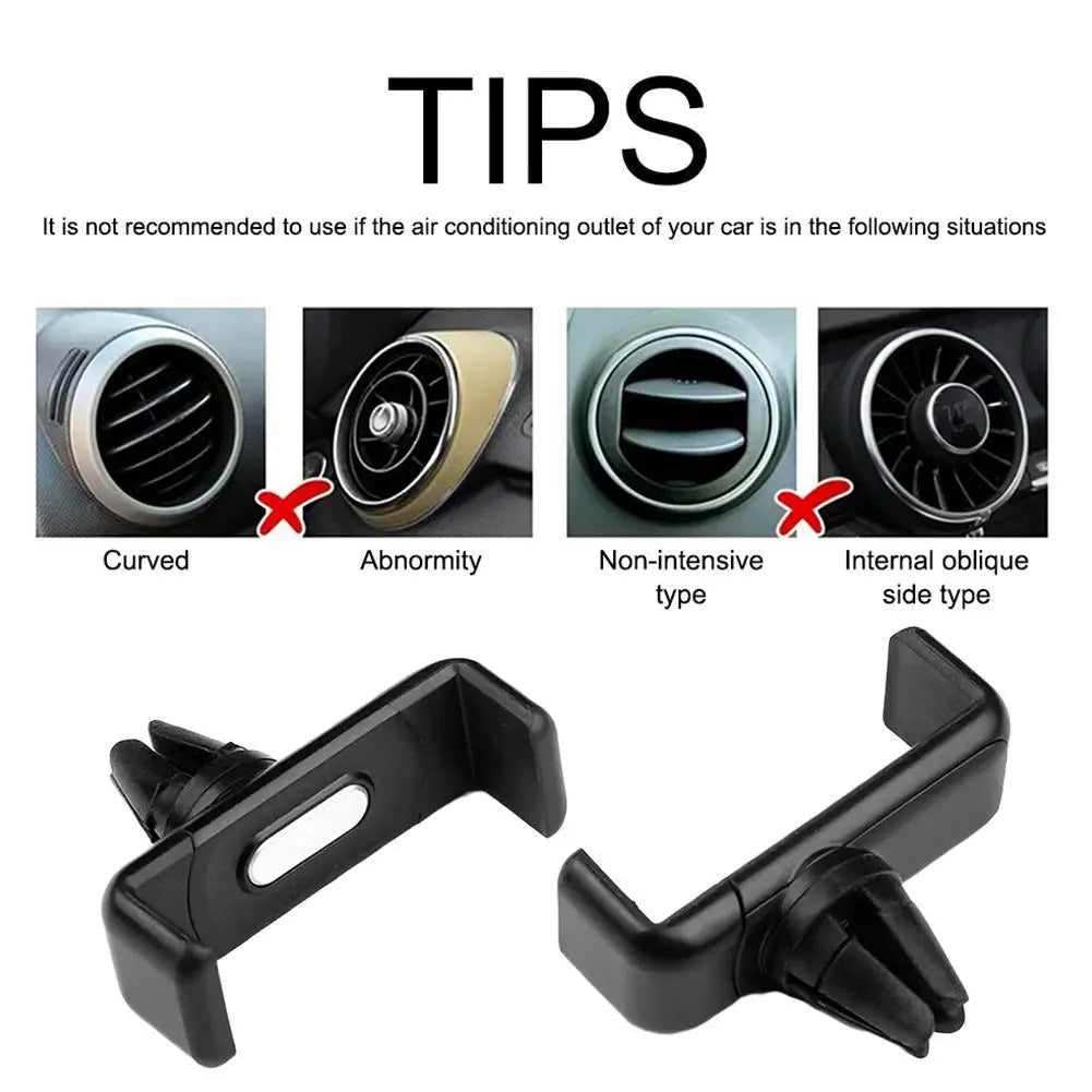 Universal Gravity Car Phone Holder – Air Vent Clip Mount