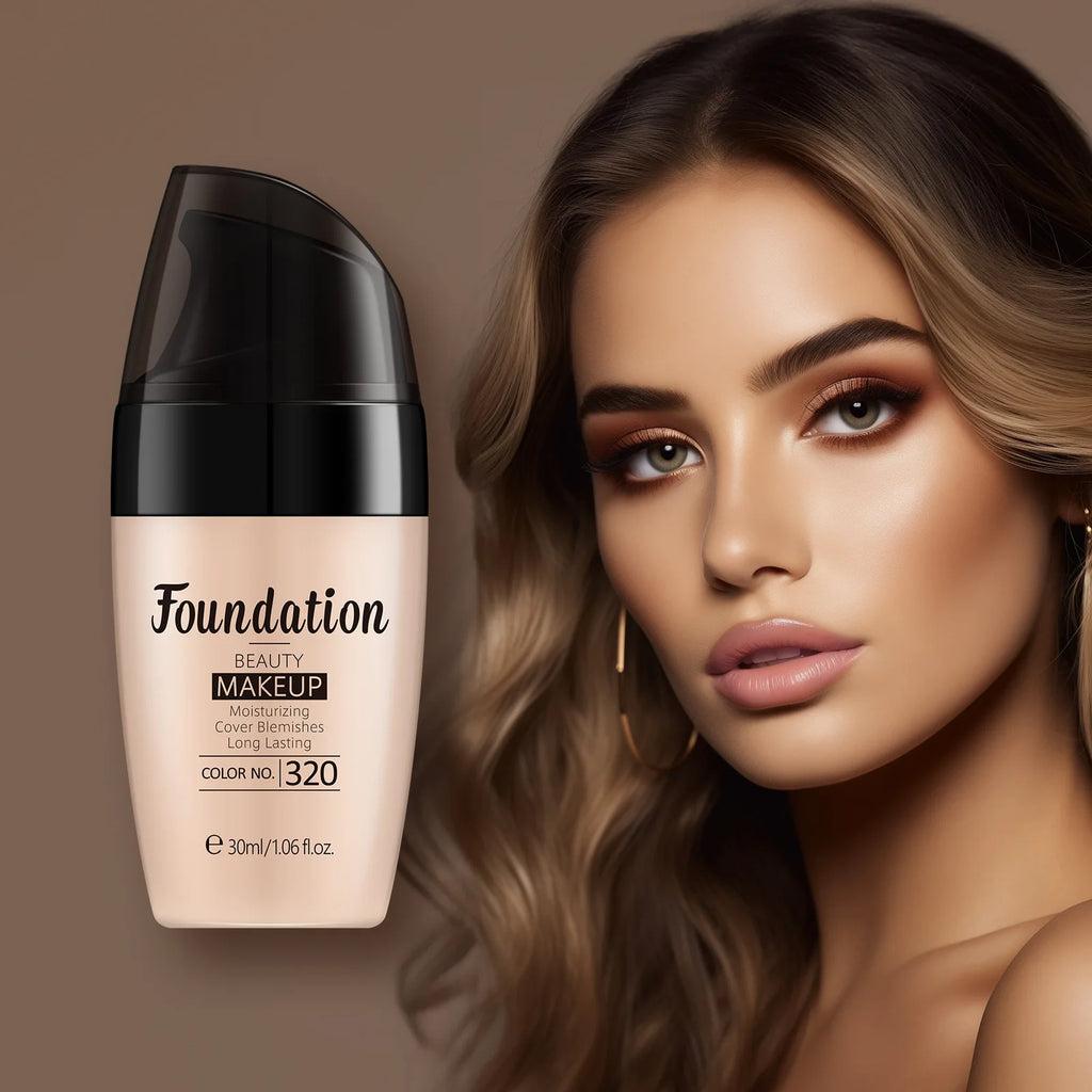 LAIKOU Matte Liquid Foundation – Oil Free, Waterproof, Long Lasting