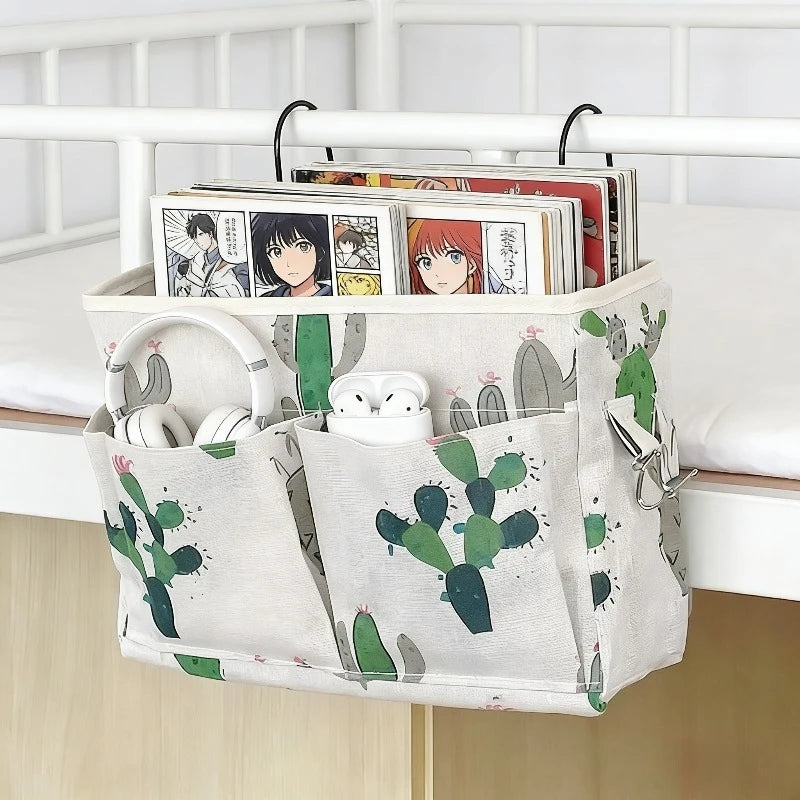 Large Capacity No Punch Bedside Hanging Basket Baby Diaper Practical Storage Fence Table Box and Bedside Organizer Bag Oasis Select