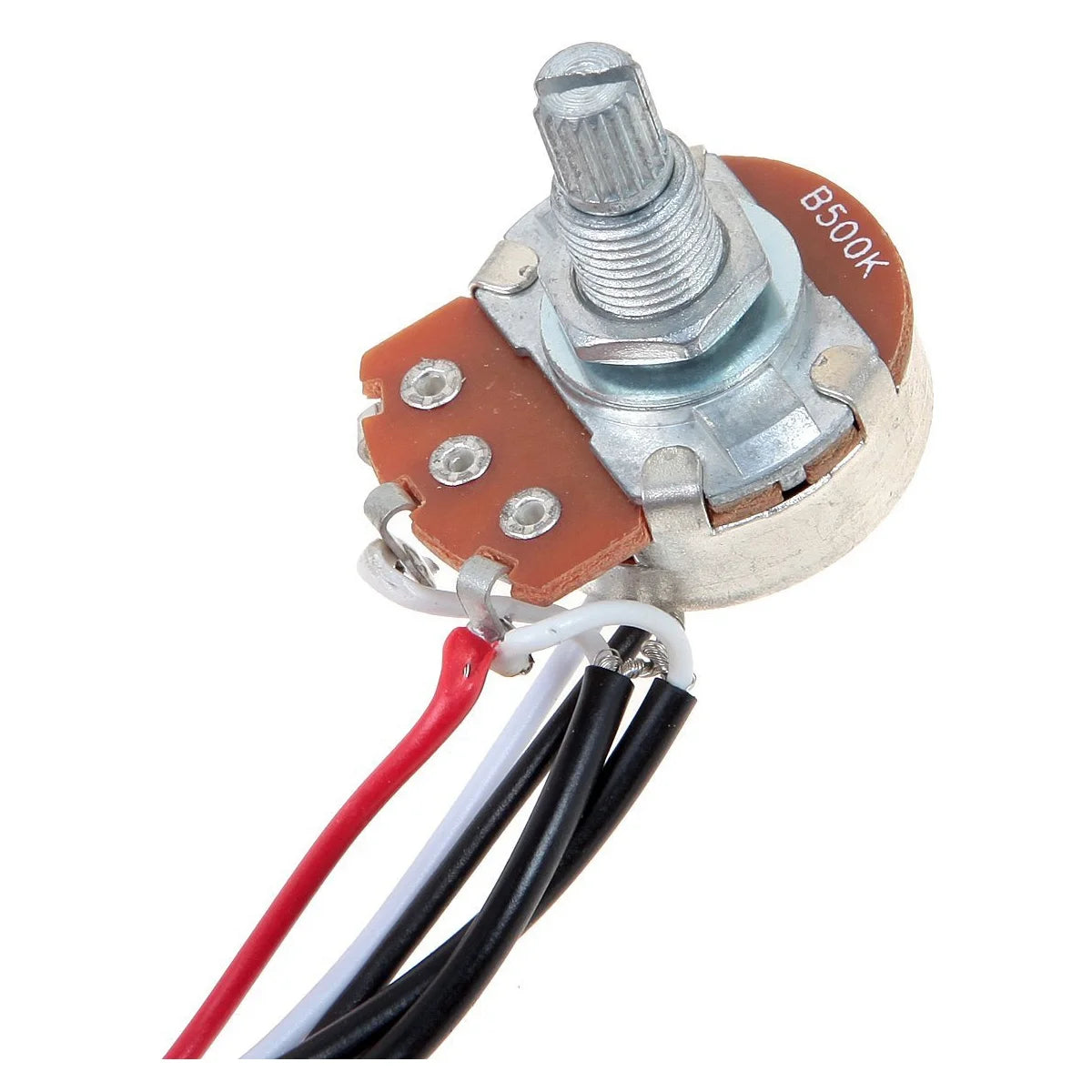 Guitar Wiring Harness Prewired Two Pickup 500K Pots 3-Way Toggle Switch Silver Oasis Select