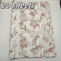Tulip Floral Printed Wrapping Sheet Delicate Decorative Paper For Gift Packing Holiday Surprise Arrangement And Handmade Styling Oasis Select 20 Sheets
