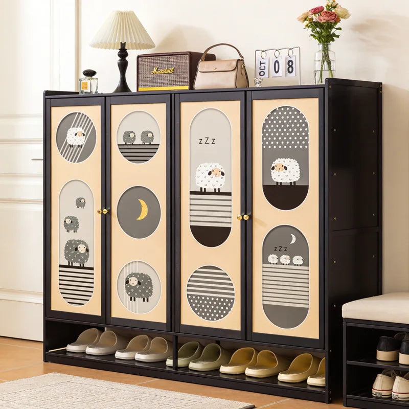 Shoe rack, multi-layer indoor integration at the entrance of the household, against the wall to enter the door to store Oasis Select