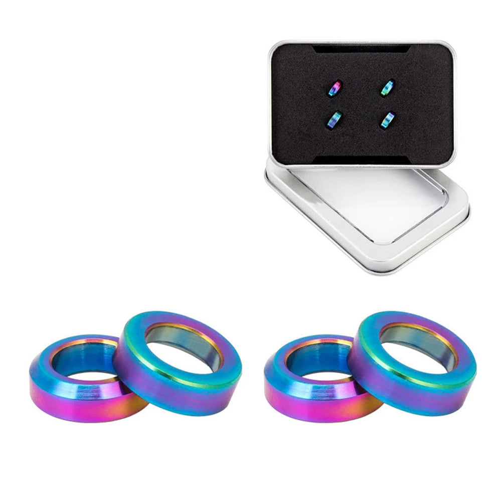 TC4 Alloy Concave Convex Washer For Mountain Bike Brake Caliper Mounting For XT For XTR M6 Screw Gasket Cycling Accessories Oasis Select Vibrant Colors
