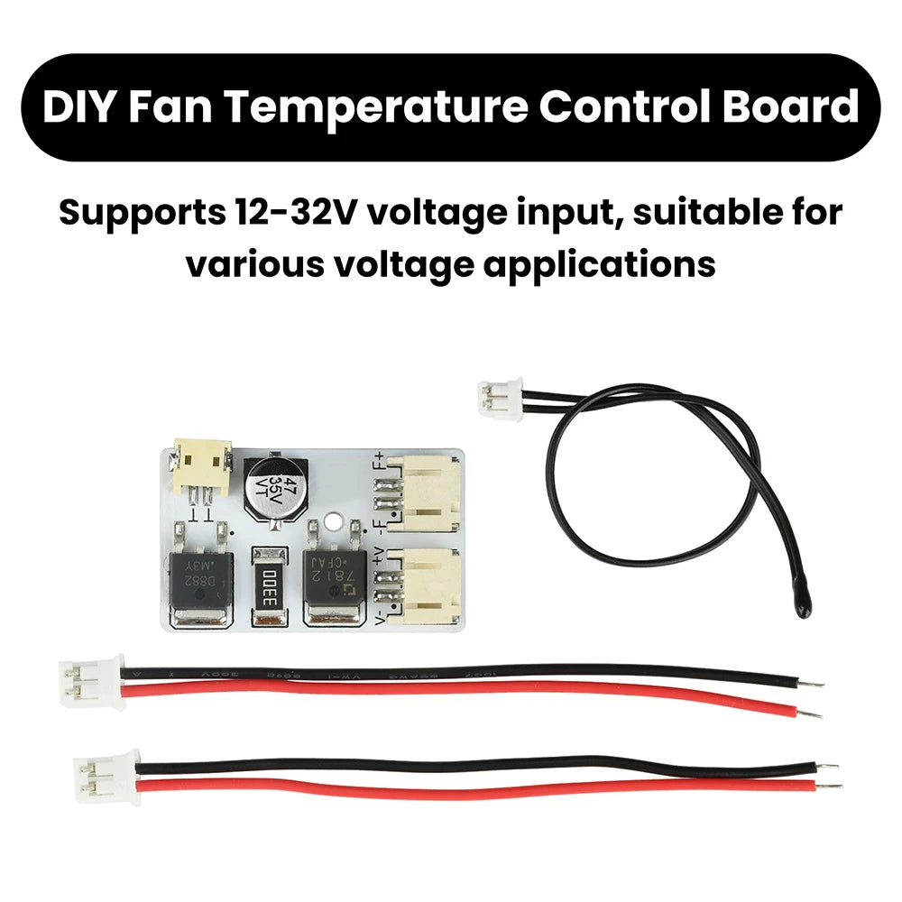 DC Fan Controller Temperature Control Board DIY Automatic Speed Regulator For LED Fan Controller Temperature Control Board Oasis Select