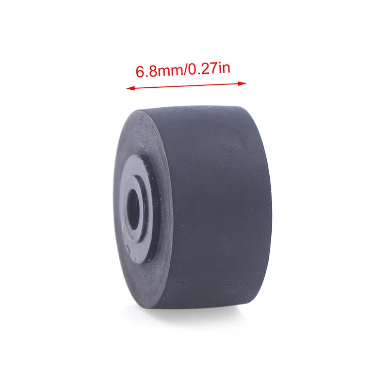 1Pc 13.5x8x6.8x2mm Rubber Pinch Roller Belt Wheel For Tape Recorder Deck Cassette Movement Radio Audio Drive Player Accessories Oasis Select