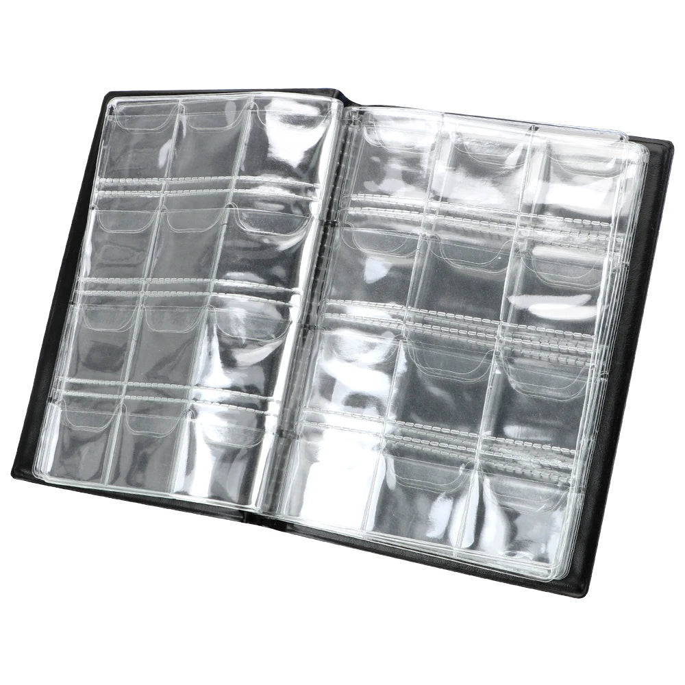 120 pieces Coins Album Multi-kinetic PVC Banknotes Coin Collection Book For Collectors Badge Collect Accessories Oasis Select
