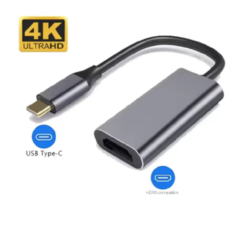 USB C to HDMI Female Cable Type c to HDMI-compatible Cable 4k HDMI HDTV Female Converter Cable for Laptop Tablet TV MacBook Oasis Select B