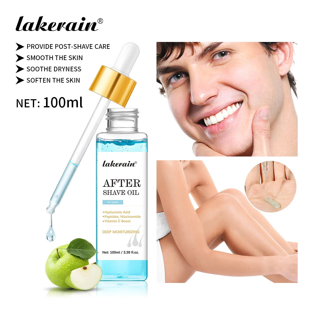 Strawberry After Shave Care Oil 100ml Women Men Smooth Skin Moisturizes Soft Serve Hair removal Shave Oil After Shave Oil﻿ Oasis Select