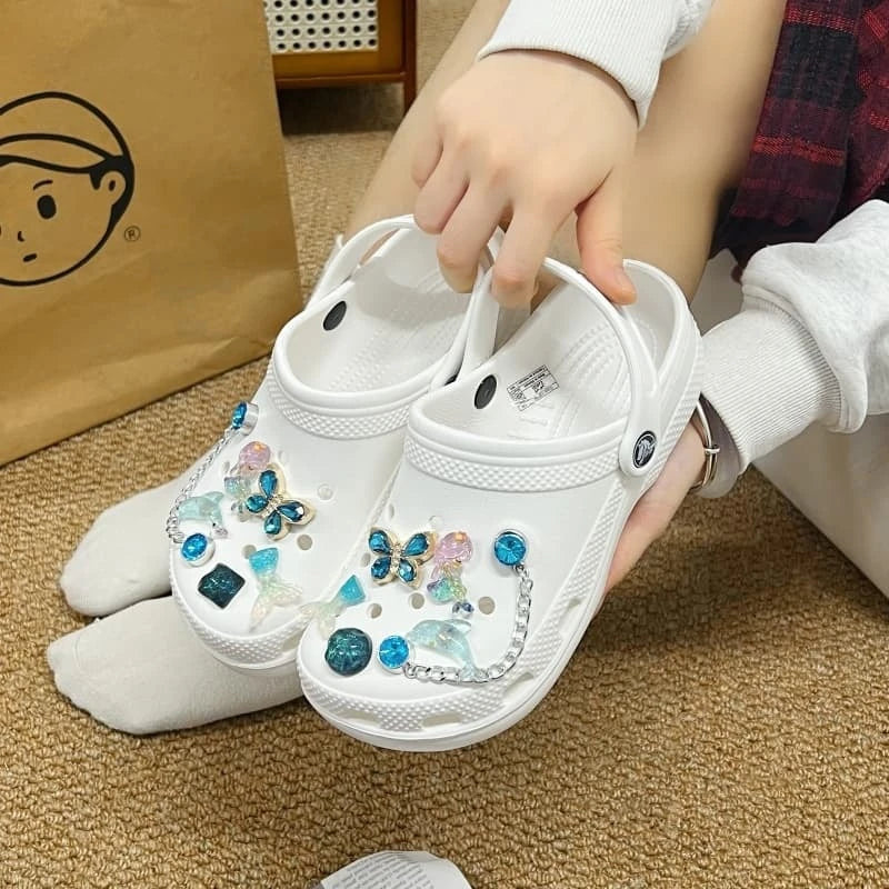 Fashion Shoe Accessory Set, decorative shoe buckles, removable, suitable for sandals and flip-flops. Oasis Select