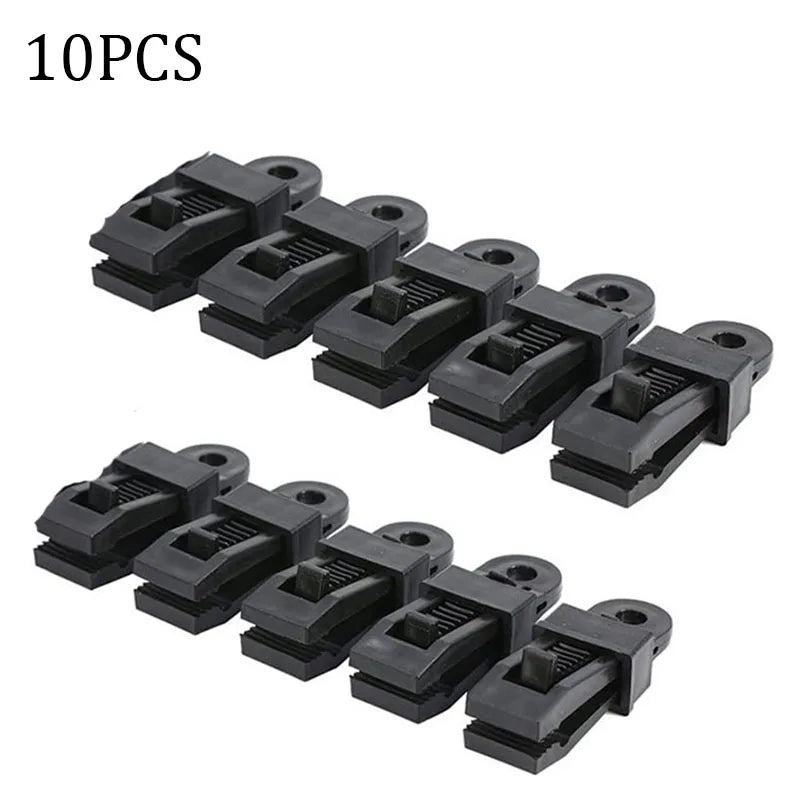 10/20/30pcs outdoor tent clips, curtain clips, multifunctional windproof fixing clips, outdoor guy rope buckles Oasis Select 10pcs