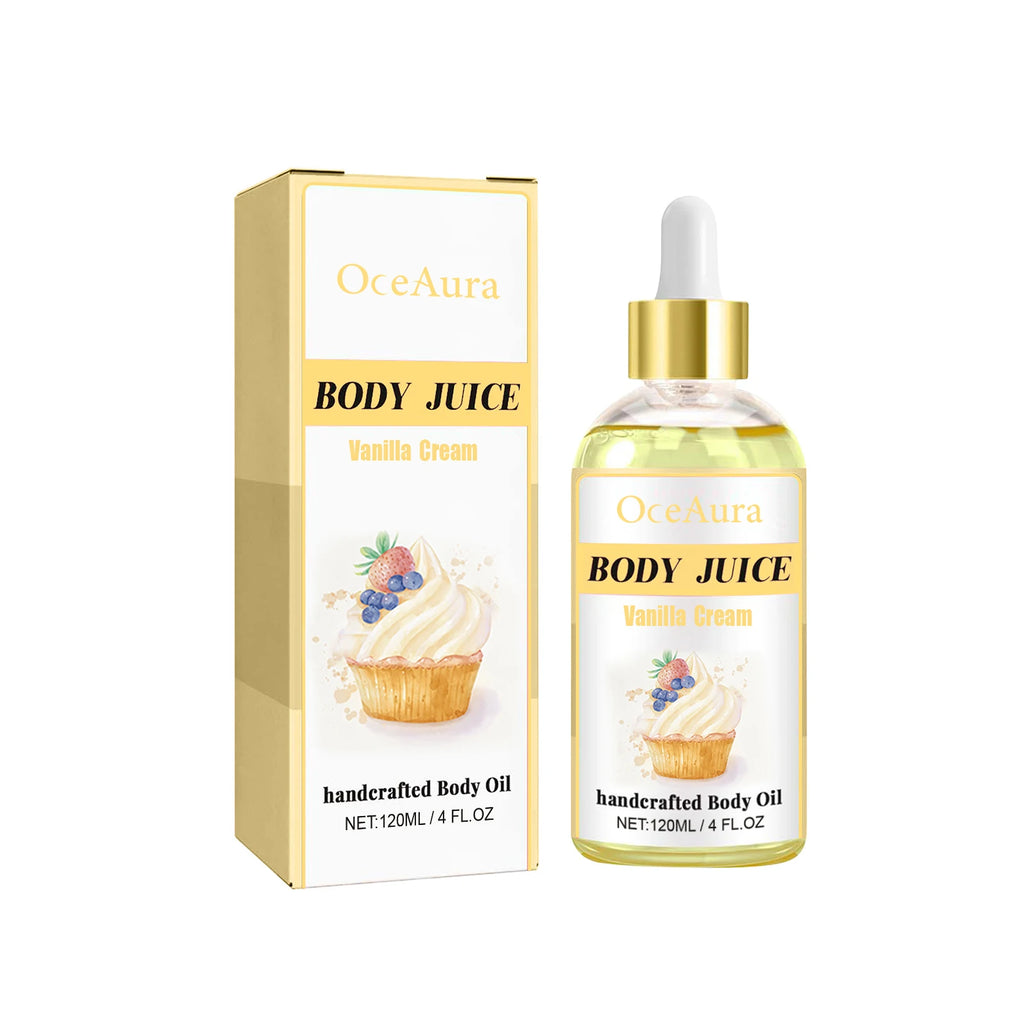OceAura Sweet Fragrance Body Oil – Moisturizing & Nourishing Moisturizing Body Oil Oasis Select Vanilla cream