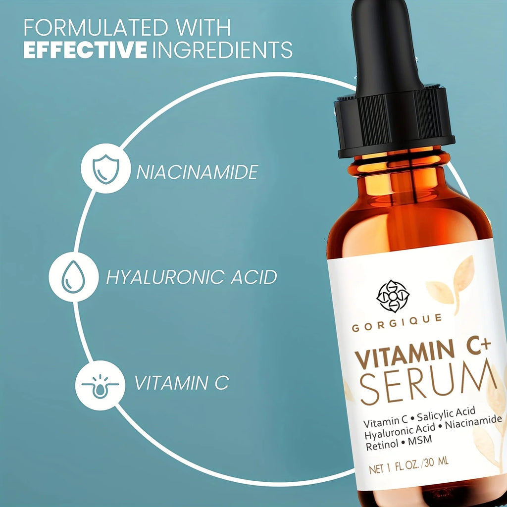 Vitamin C Serum Plus – Retinol, Hyaluronic Acid & Niacinamide Face Serum Oasis Select
