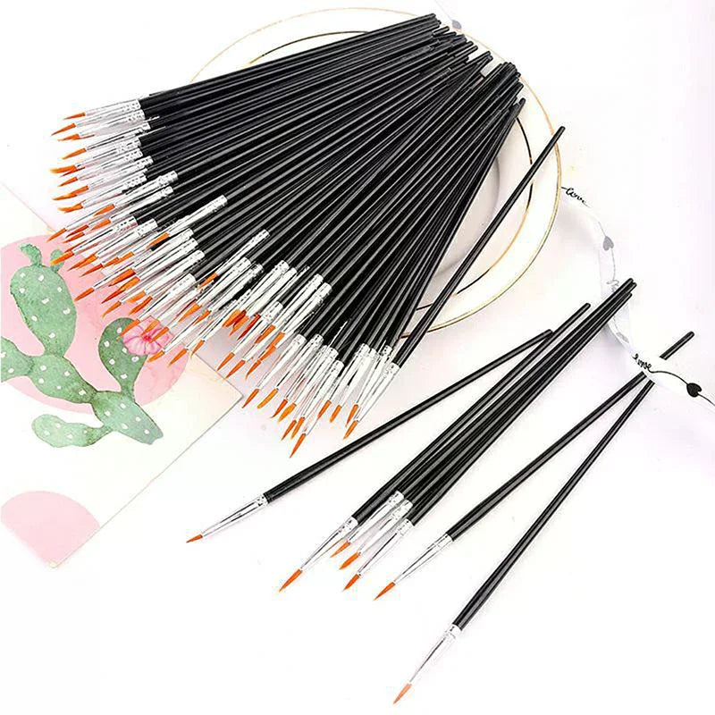 50pcs Painting Brushes For Painting Handcraft Arts And Craft For Artistic Multifunction Hook Line Painting Equipment Oasis Select