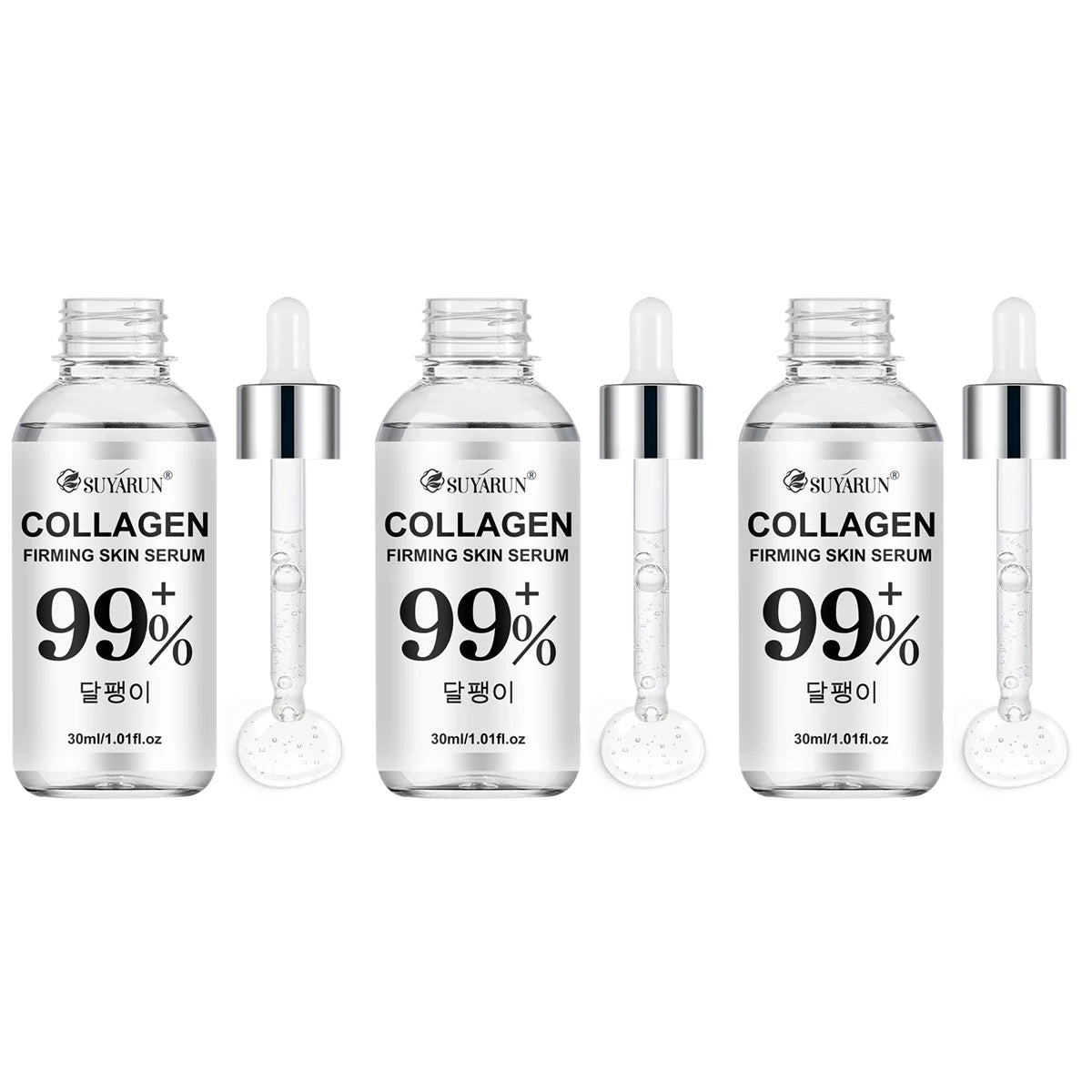 SUYARUN Collagen Firming Face Serum | Hyaluronic Acid Face Serum Oasis Select 30ml-3pcs