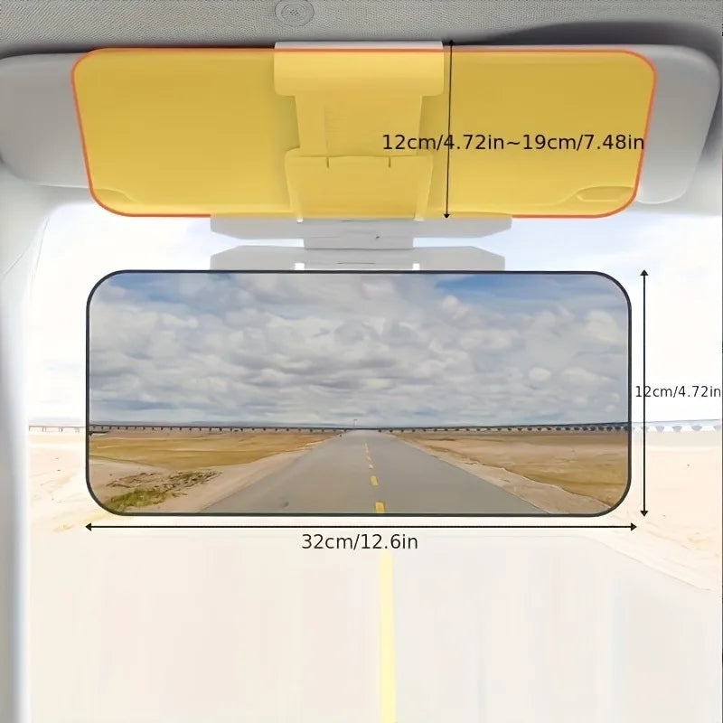 Polarized Anti-glare Sun Visor for Automobile Extended Anti-ultraviolet Sunshade HD Night Vision Driving Goggles Visor Oasis Select