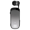 # K65 Lavalier Business Bluetooth 5.2 Headset Talk/Music Time 20 Hours LED Digital Display Noice Cancelling Wireless Earphones Oasis Select Gradient Black