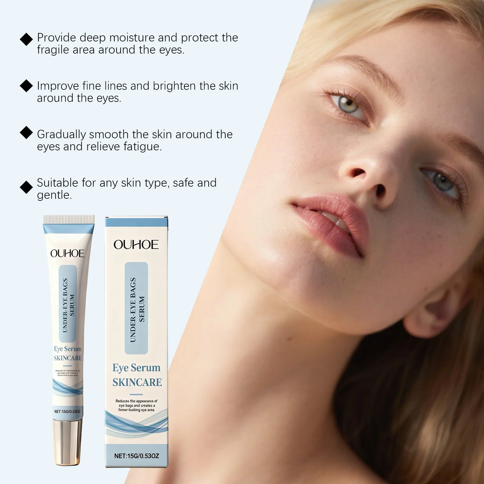 Anti-Aging Eye Lotion-Nourishes and Softens Reduces Fine Lines Brightens Skin Smooths the Eye Area Relieves Fatigue Eye Cream Oasis Select