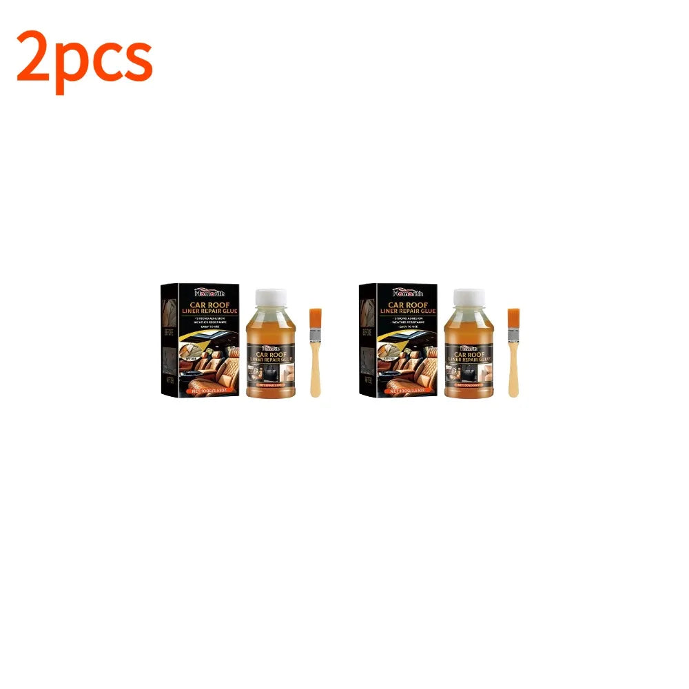 100ml Instant Adhesive Bonding Glue Car Interior Roof Liner Repair Glue Car Inside Roof Cloth Repair Leather Polyester Liquid Oasis Select 2pcs 1
