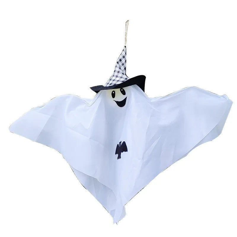 Shengxin Ghost Festival Outdoor Decorative Items Bat Pendants White Cute Floating Ghosts halloween Oasis Select