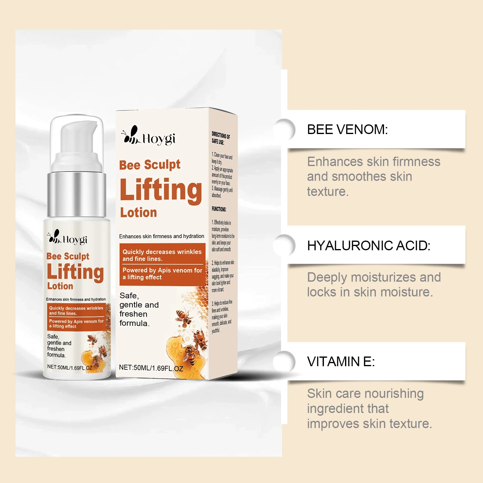Hoygi Bee Venom Face Cream – Anti-Wrinkle Firming & Lifting