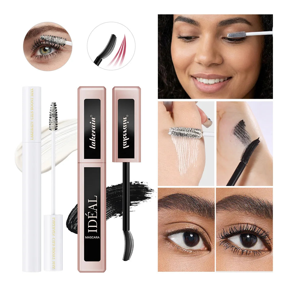 2pcs/Set Enhancing Mascara Primer & Mascara Combo Enhancing Lasting Lengthening Curling Lashes Eyelashes Lashes & Volume Mask Oasis Select