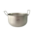 Ultralight Titanium Camping Pot – Foldable, 2-3L Backpacking Camping Cookware Oasis Select Soup Pot