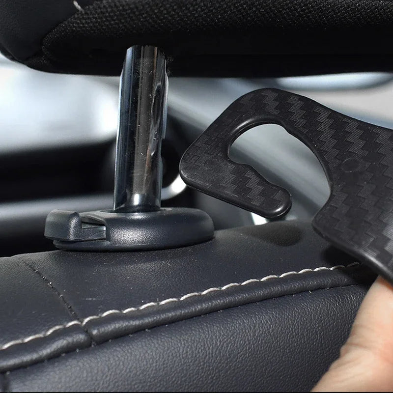 1/2/4Pcs Universal Auto Seat Headrest Hook Storage Hanger Car Vehicle Back Seat Organizer Holder Car Interior Accessories Oasis Select