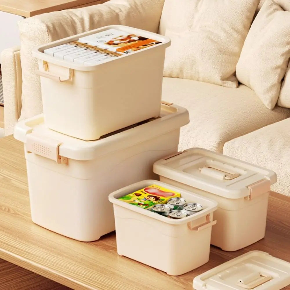 Multifunction Household Storage Box Dustproof Waterproof Storage Cabinet Portable Household Organizer with Handle Large Capacity Oasis Select